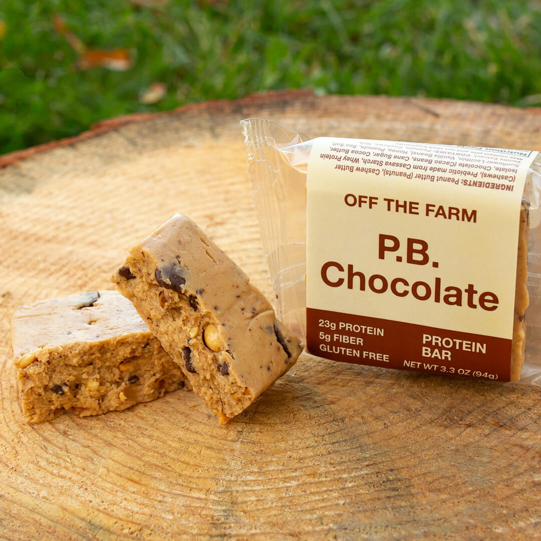 Off The Farm P.B. Chocolate Protein Bar 12ct - swiig