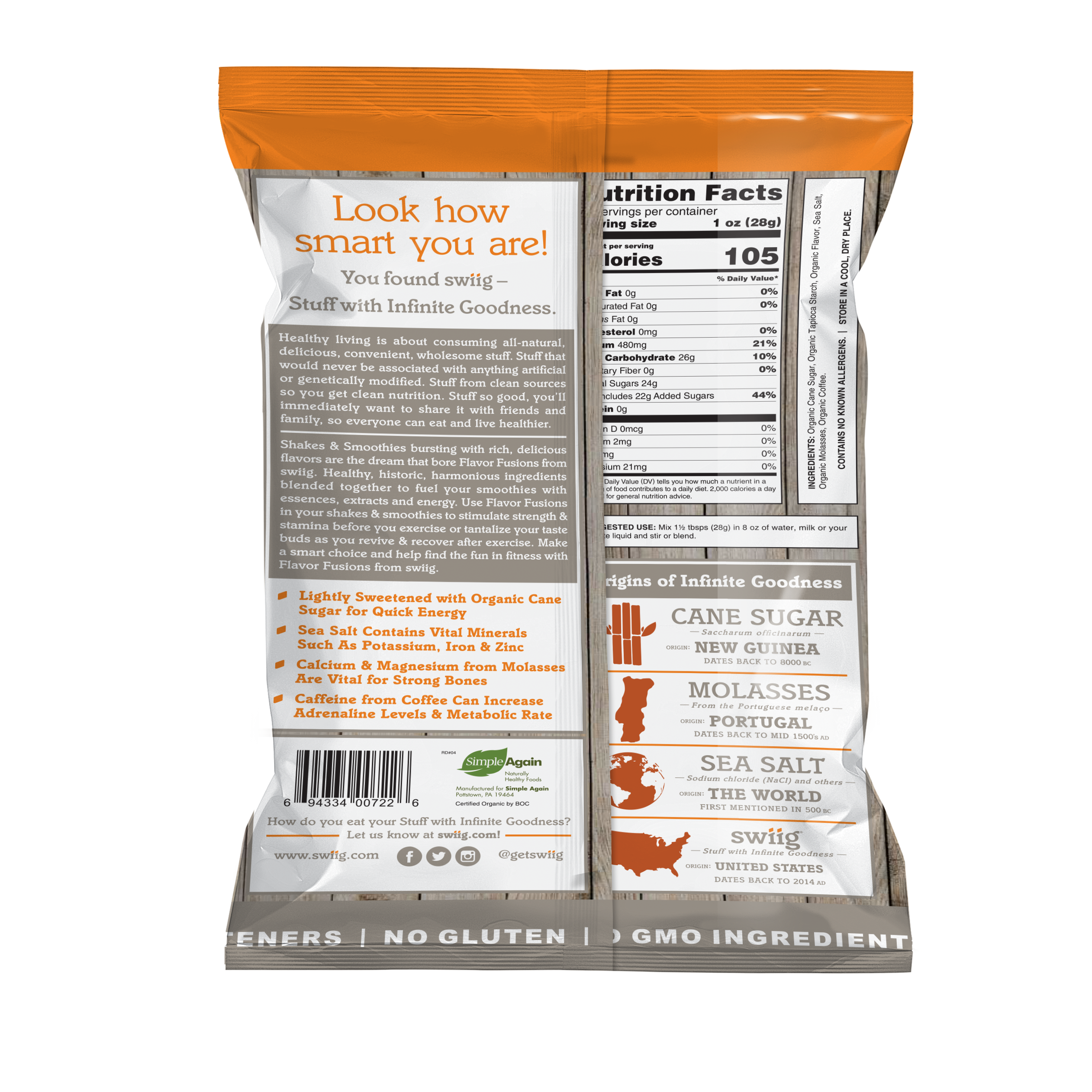 Organic Sea Salted Caramel - swiig