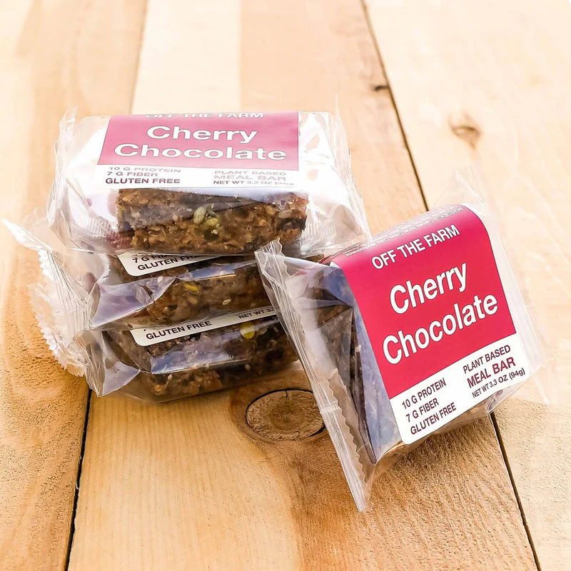 Off The Farm Cherry Chocolate Energy Bar 12ct
