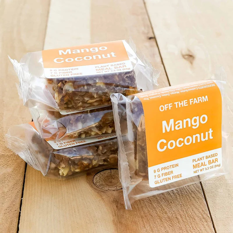 Off The Farm Mango Coconut Energy Bar 12ct