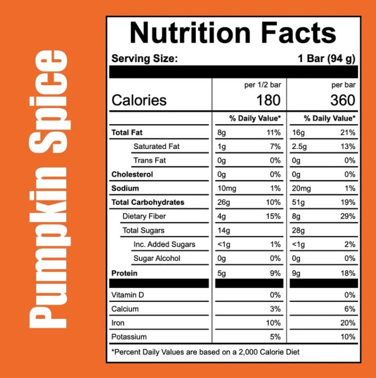 Off The Farm Pumpkin Spice Bar 12ct