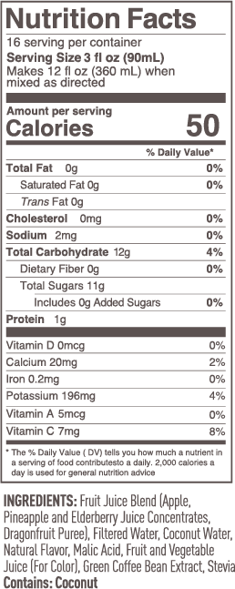 Smartfruit Refreshers Recharge - Dragonfruit, Elderberry