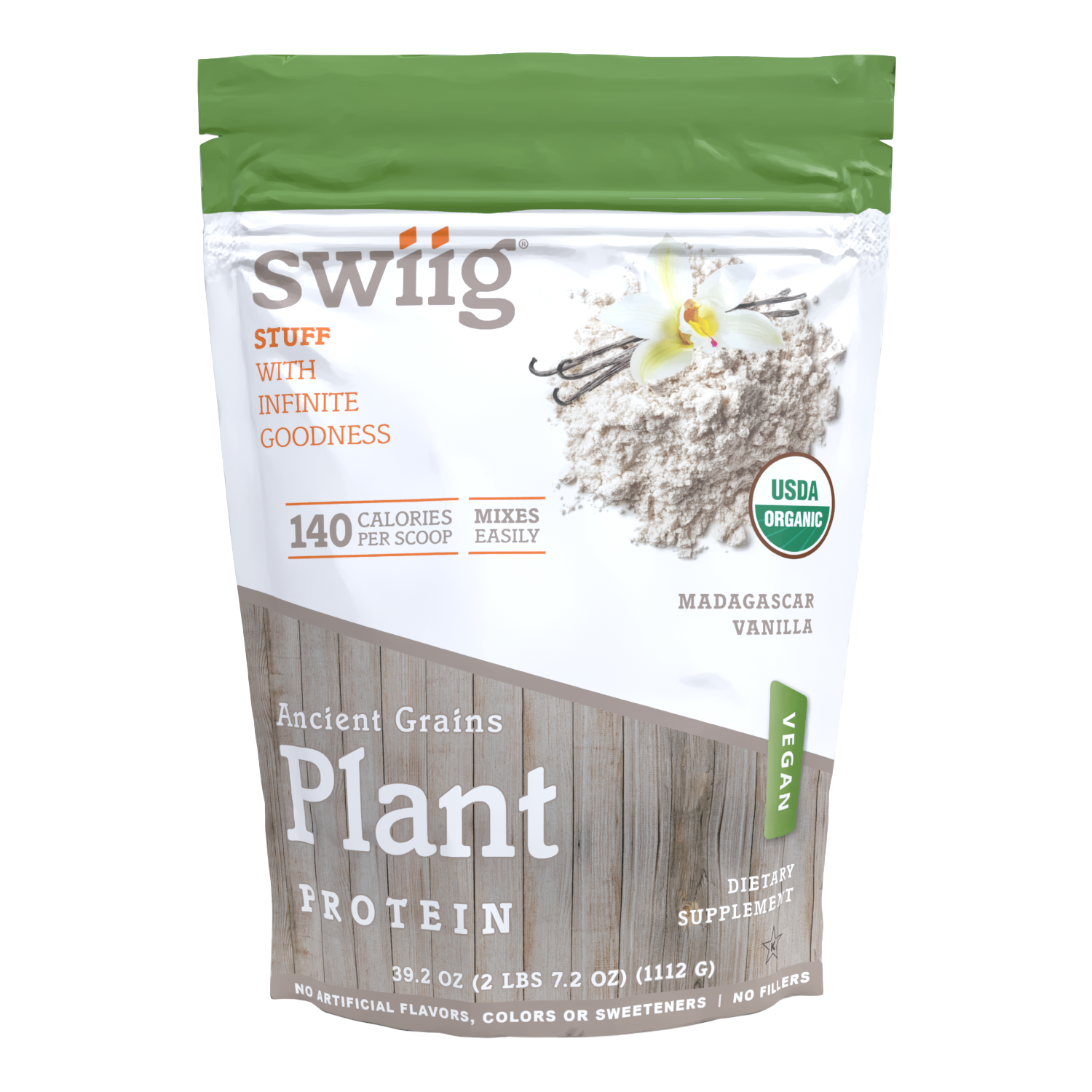 Organic Vanilla Ancient Grains Plant Protein - swiig