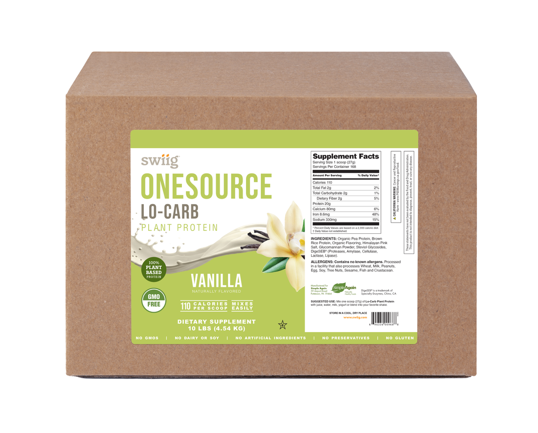 OneSource LoCarb Plant Vanilla 10lb