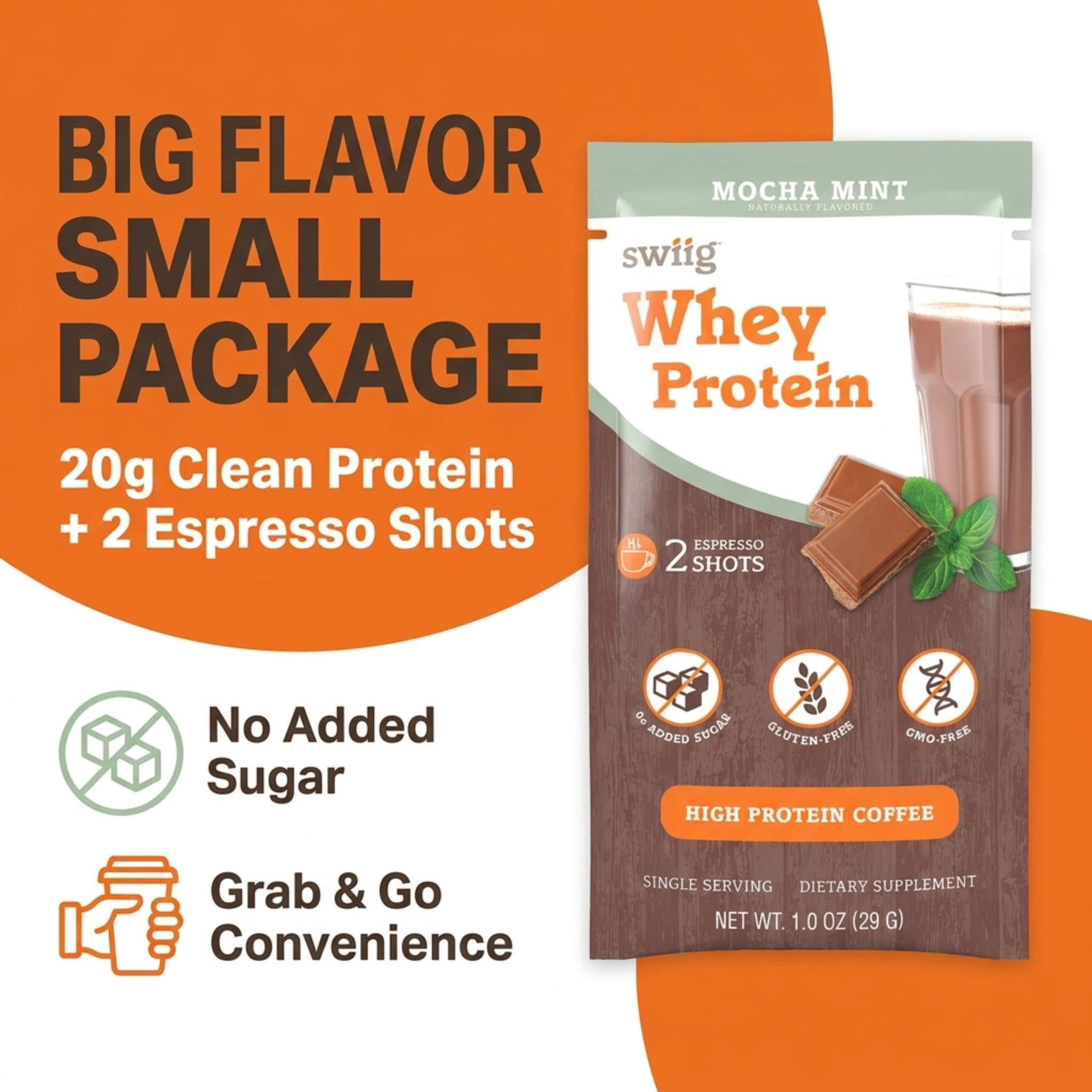 swiig Single Serve Coffee Mocha Mint 10pk