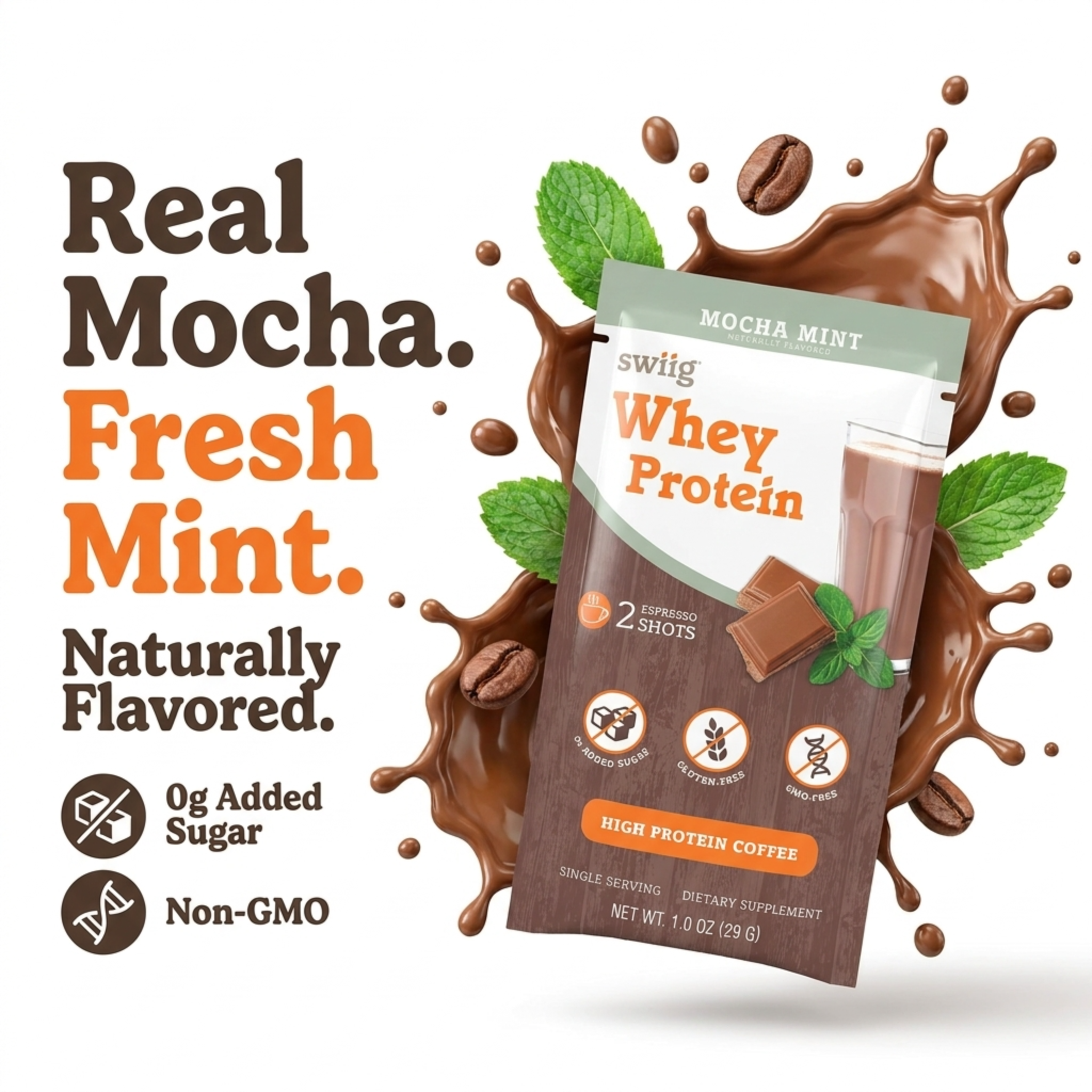 swiig Single Serve Coffee Mocha Mint 10pk