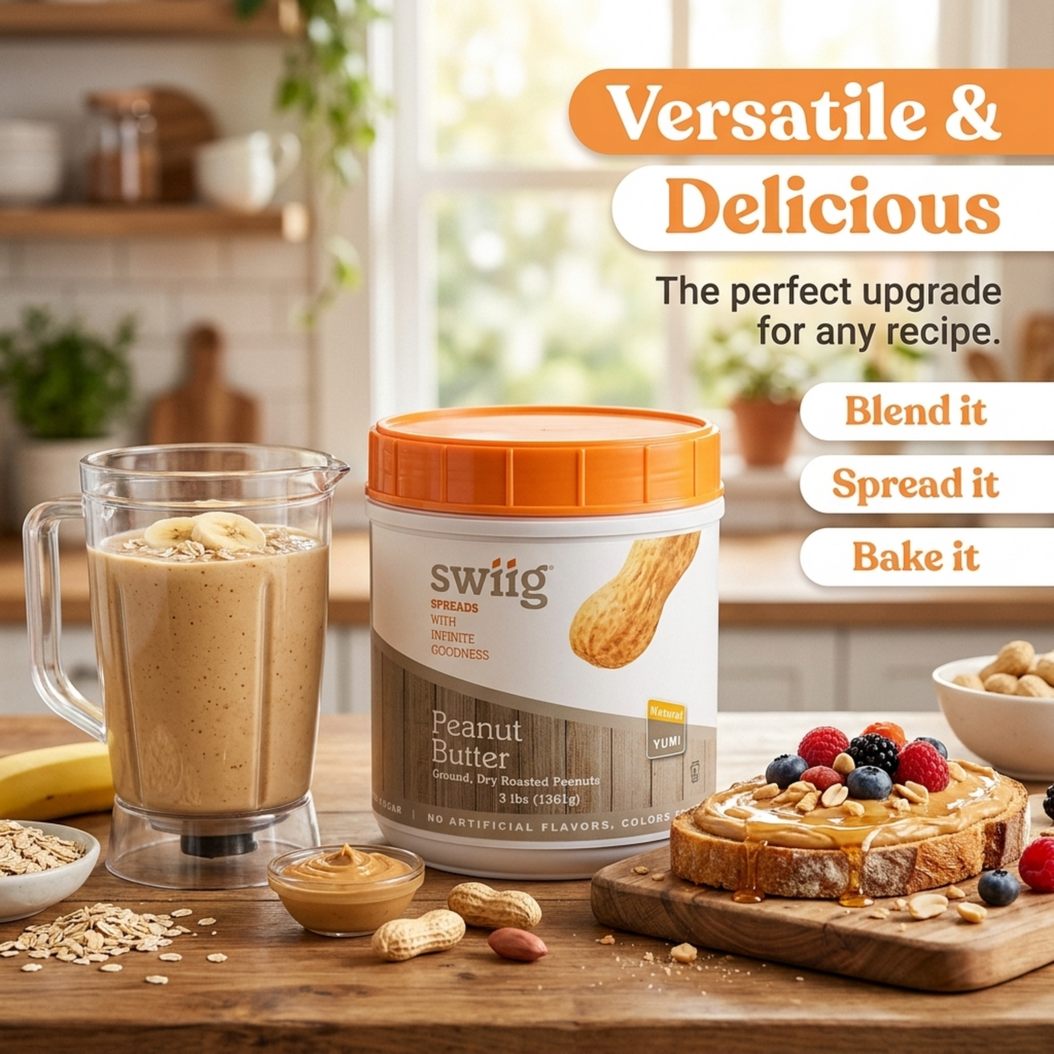 Natural Peanut Butter - swiig