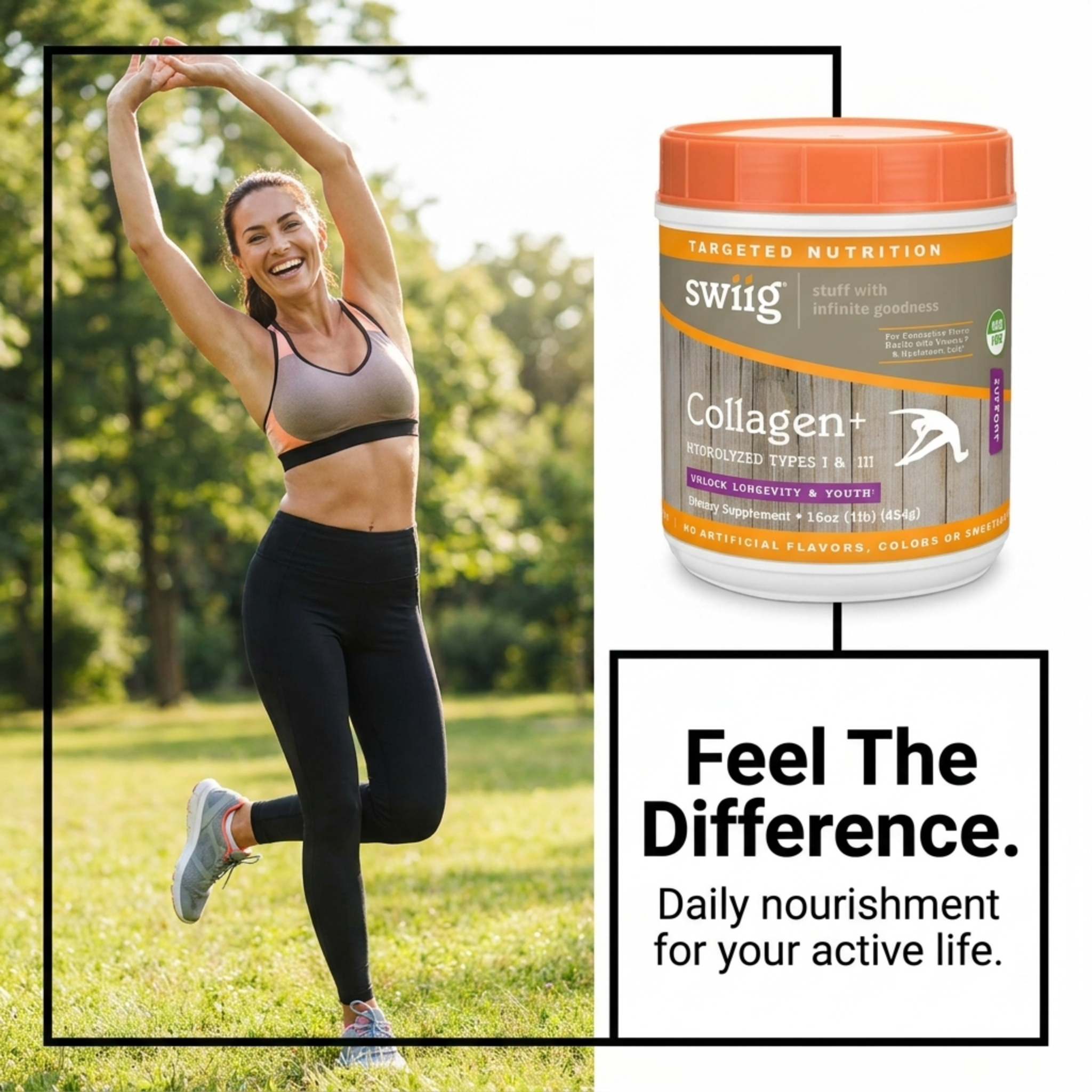 Collagen, Unflavored 1lb - swiig