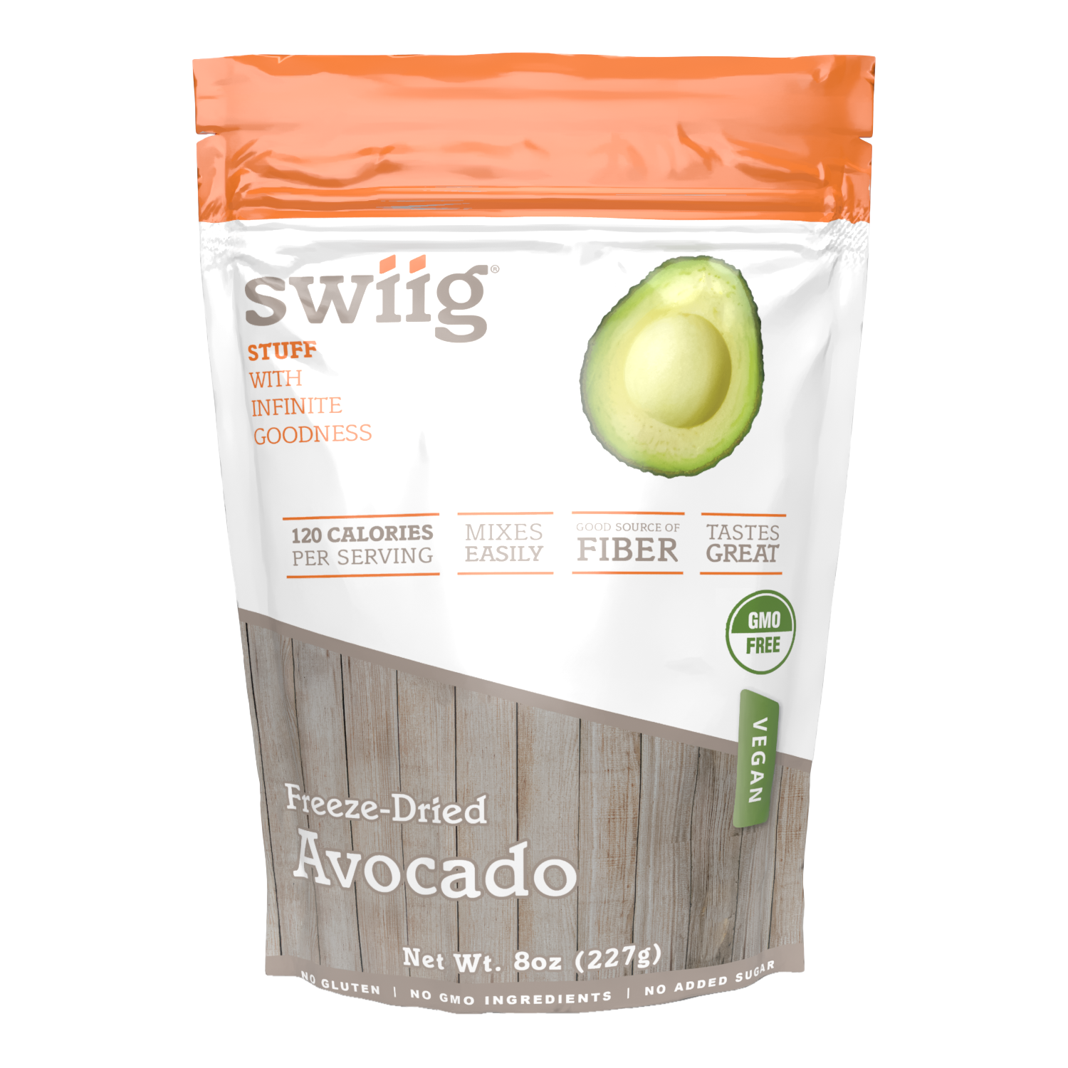 swiig Dried, Ground Avocado - 8oz bag - swiig