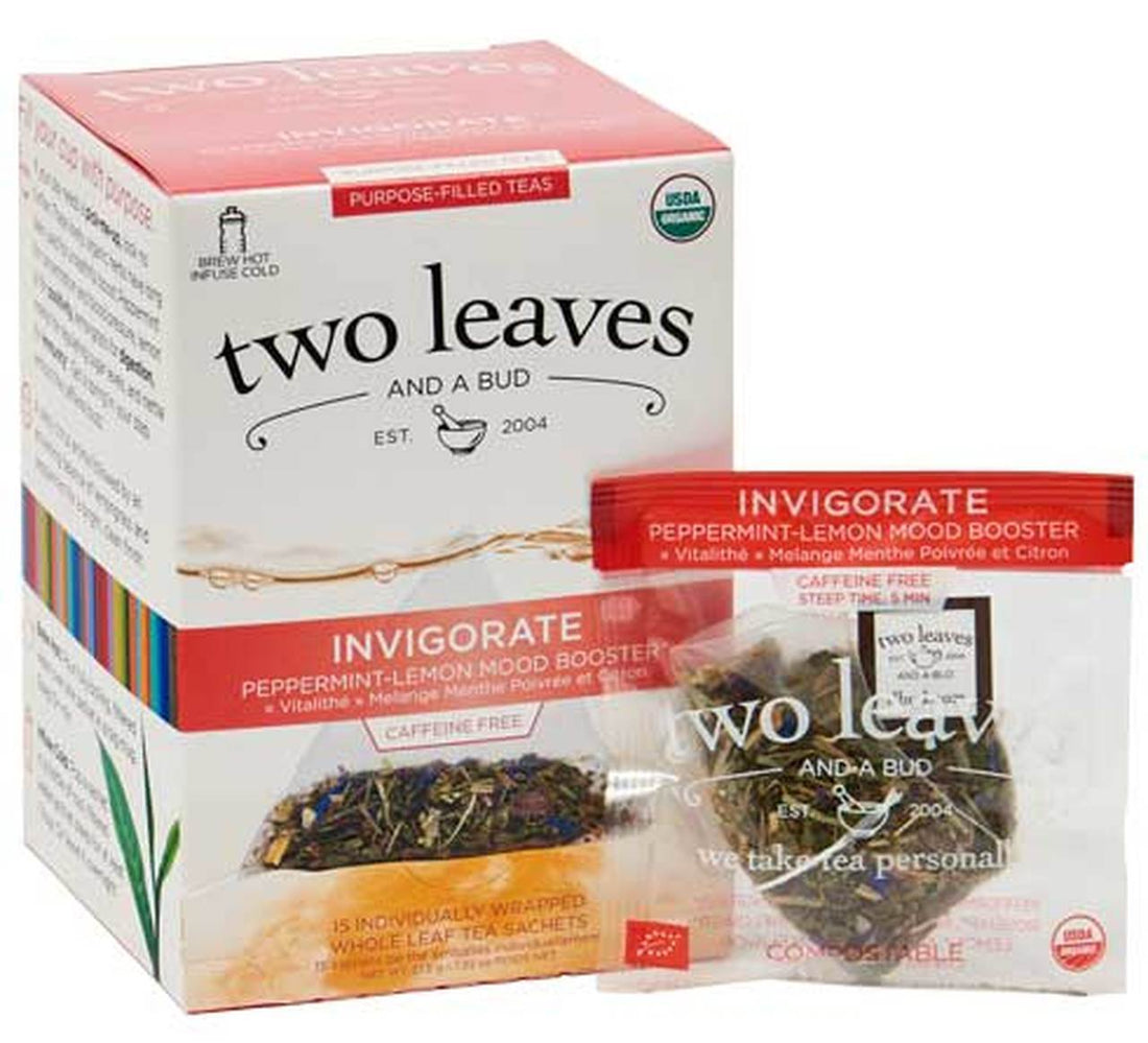 Organic Invigorate - Peppermint-Lemon Mood Booster - 15ct - swiig