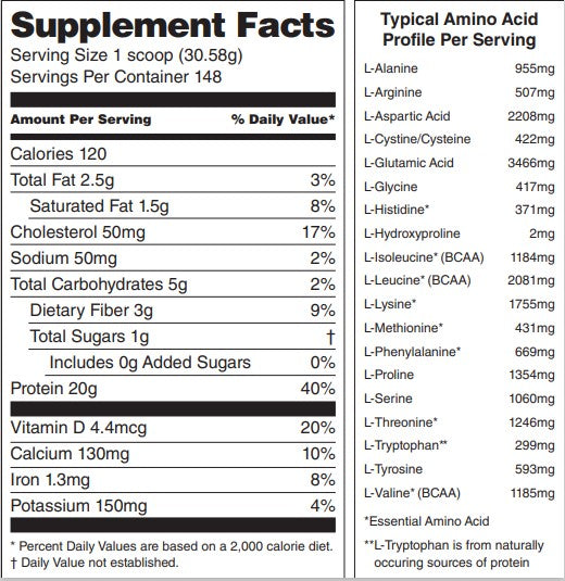 Simple Whey Chocolate Blend (No Sugar Added) - swiig