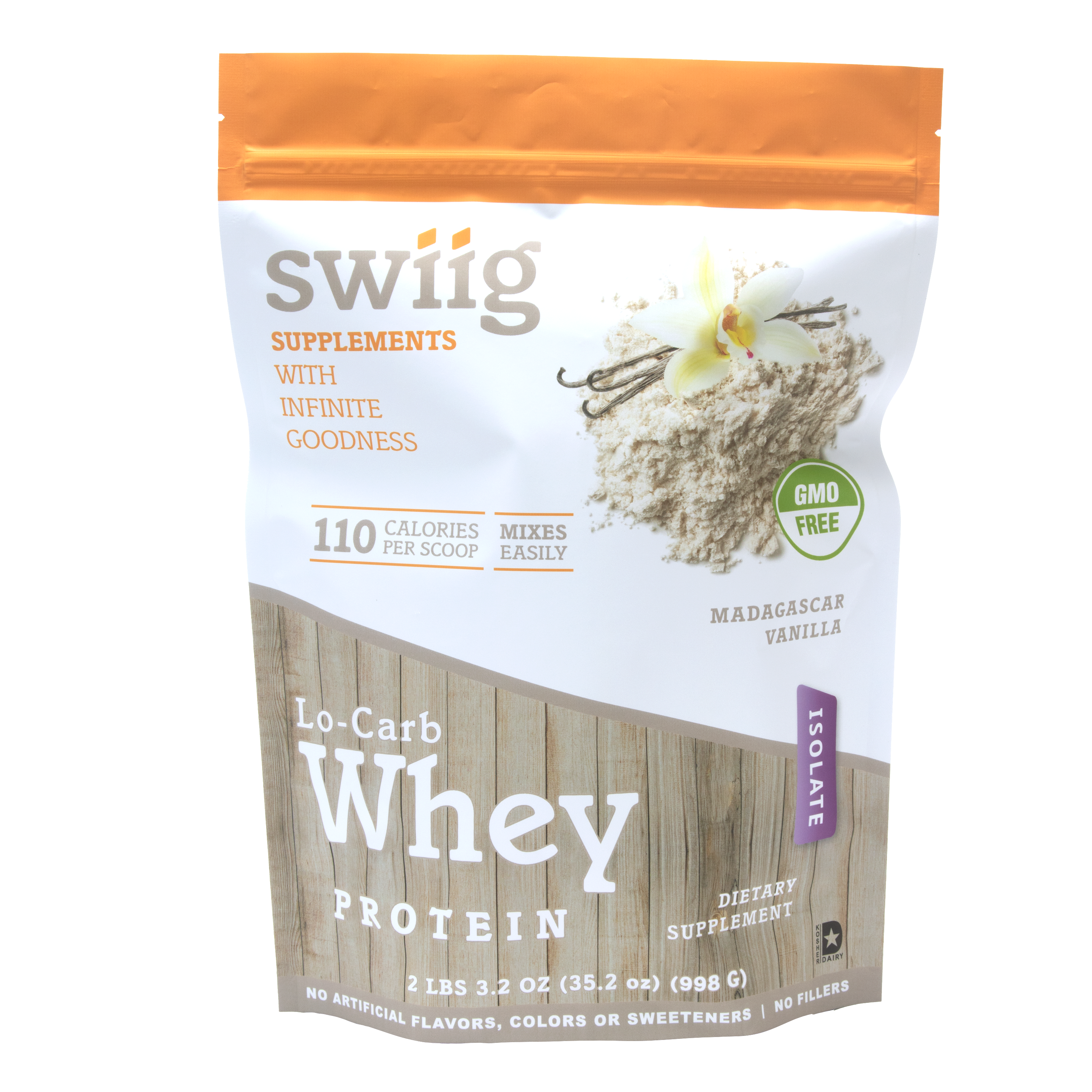 Vanilla Lo-Carb Whey Protein Isolate - swiig