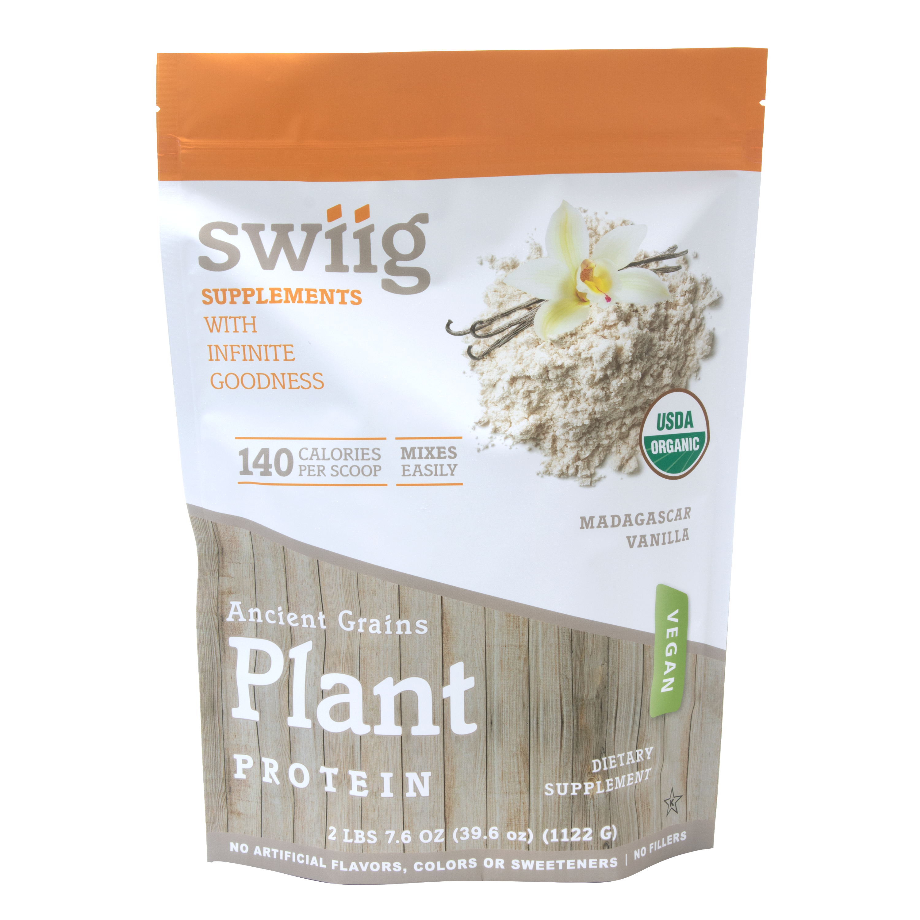 Organic Vanilla Ancient Grains Plant Protein | swiig
