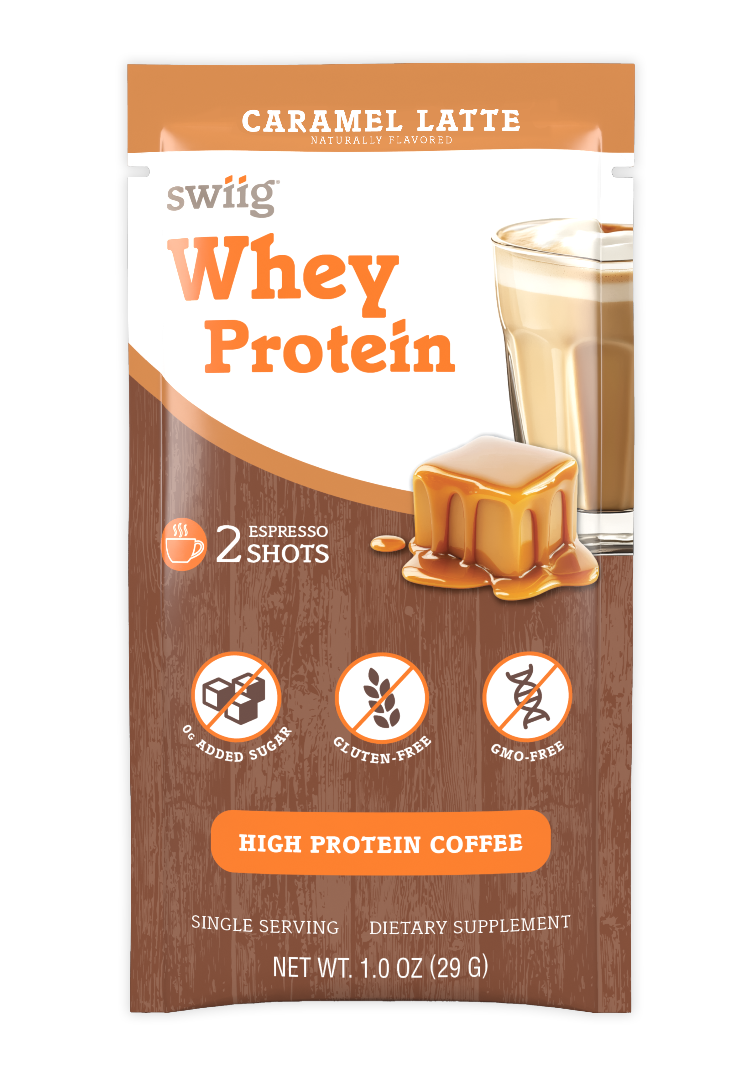How much protein is in a single serving of whey protein?