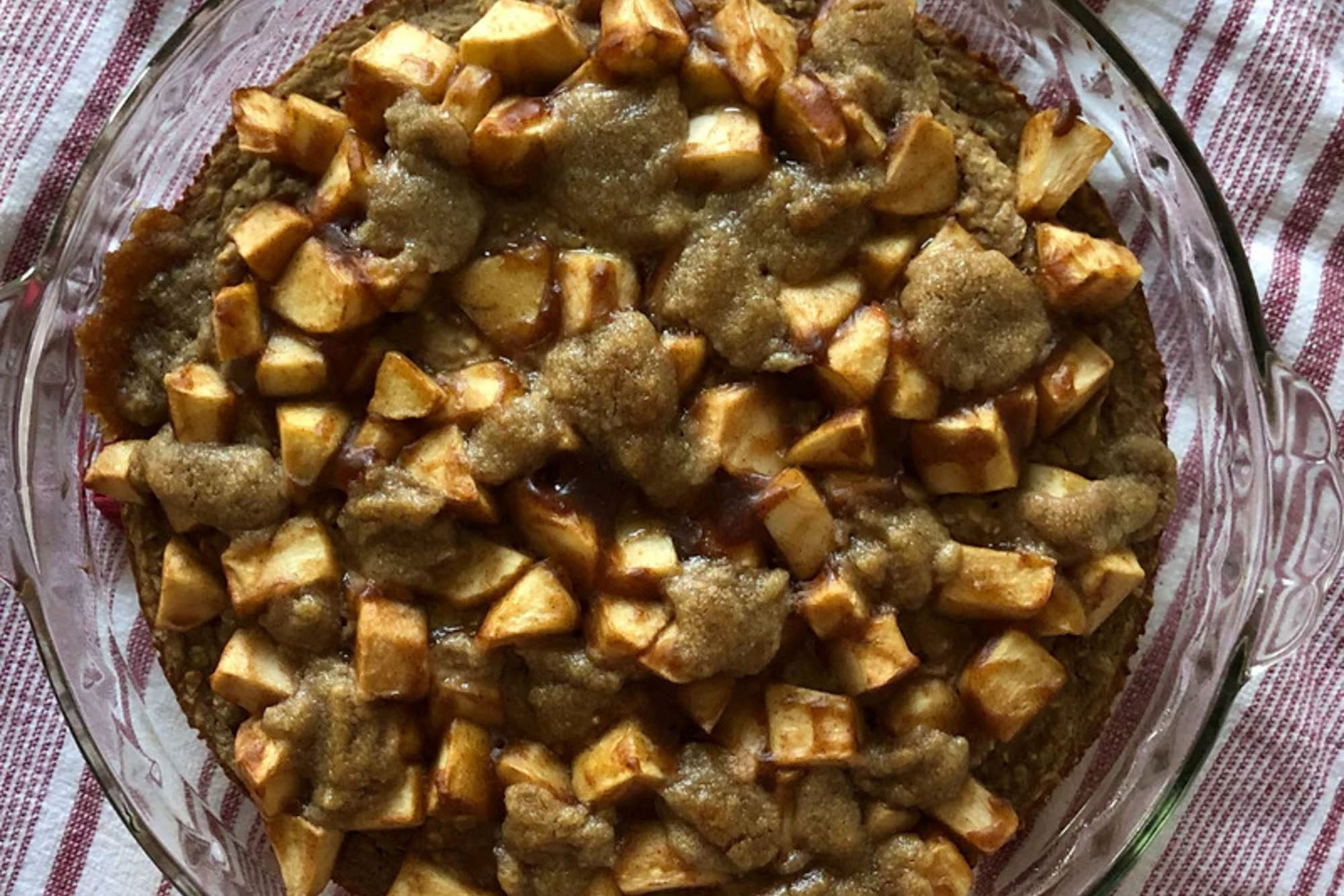 Breakfast Oatmeal Apple Pie