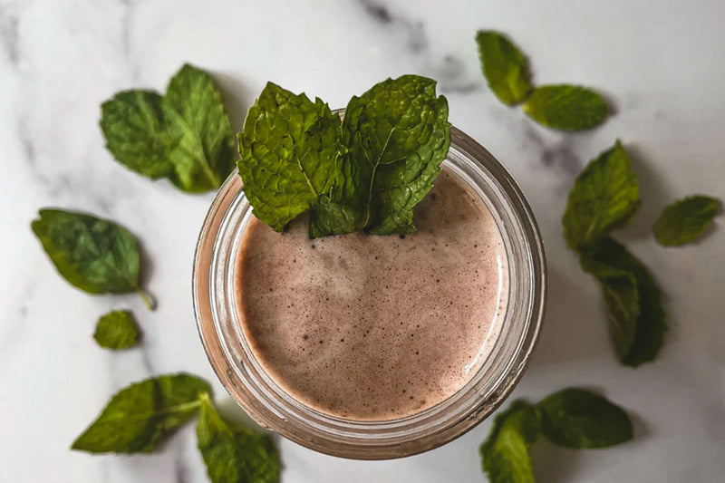 Immune Boosting Chocolate Mint Smoothie