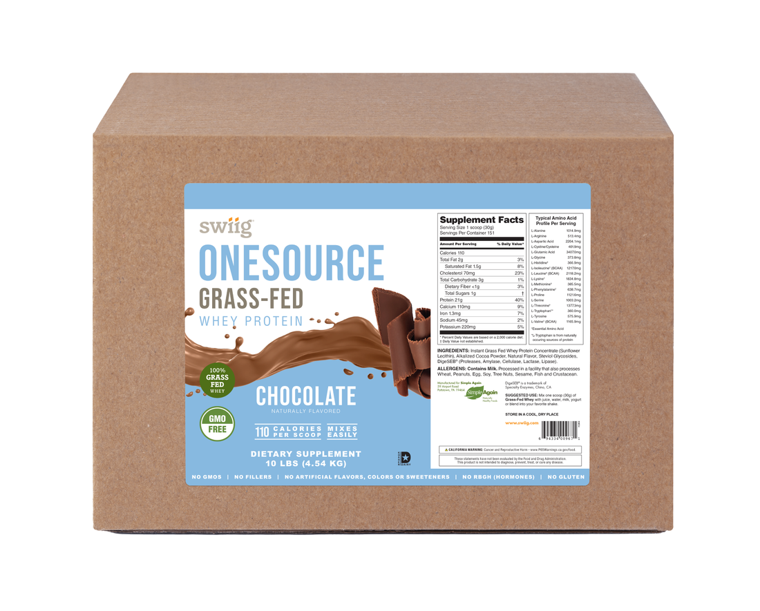 OneSource Grass Fed Whey Chocolate 10lb