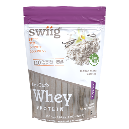 Vanilla Lo-Carb Whey Protein Isolate - swiig
