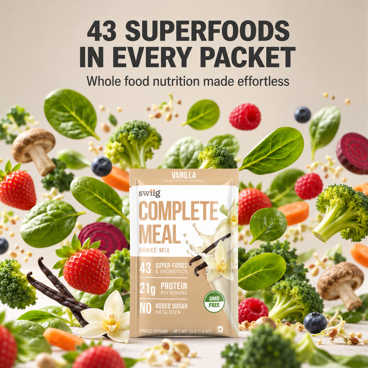 Complete Meal Single Serve Vanilla - swiig