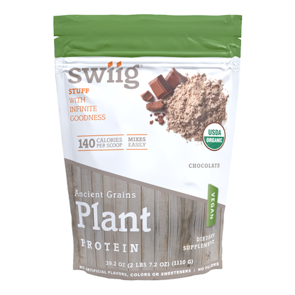 Organic Chocolate Ancient Grains Plant Protein - swiig