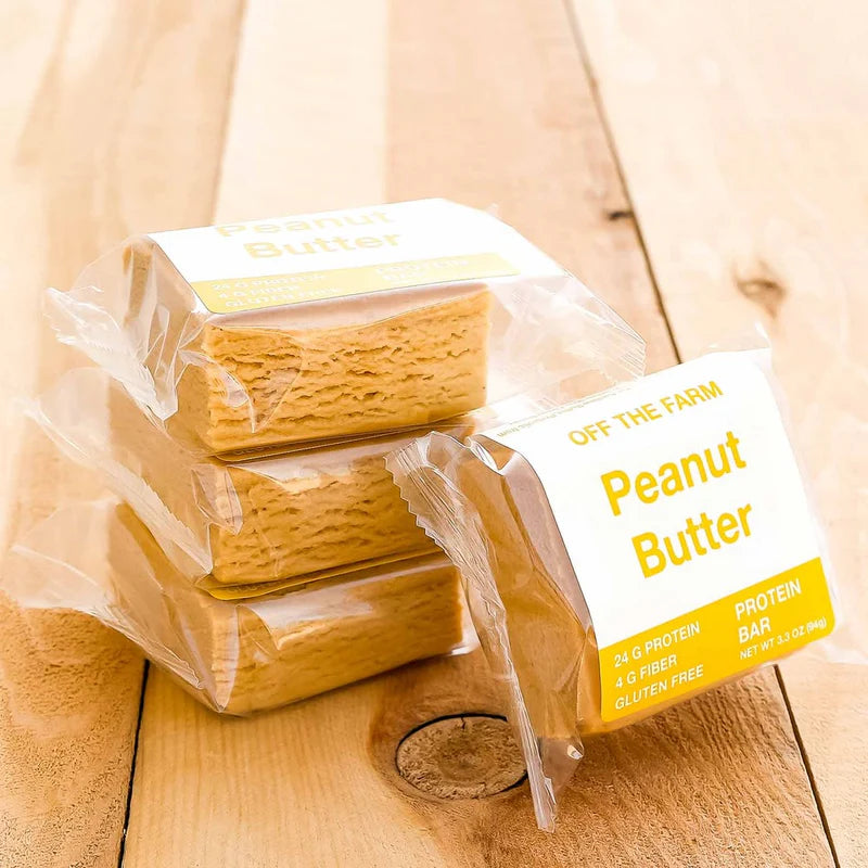 Off The Farm Peanut Butter Protein Bar 12ct