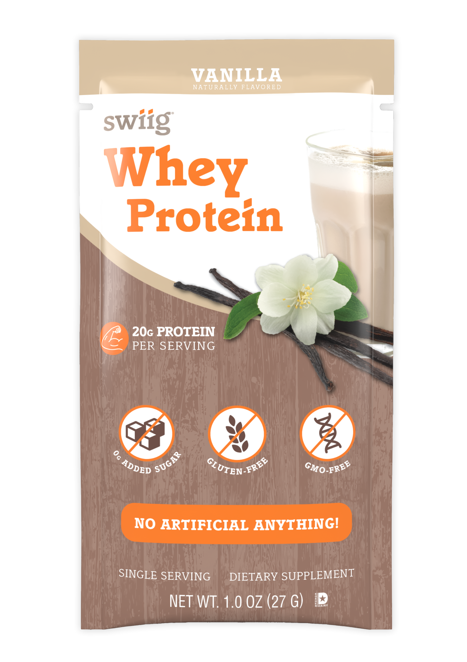 *swiig Single Serve Whey Vanilla 10pk