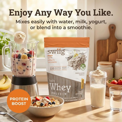 Vanilla Daily Whey Protein Matrix - swiig