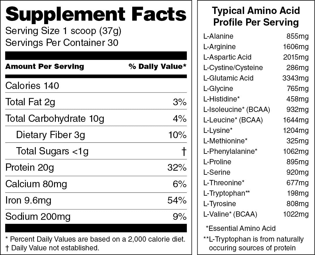 Organic Vanilla Ancient Grains Plant Protein - swiig