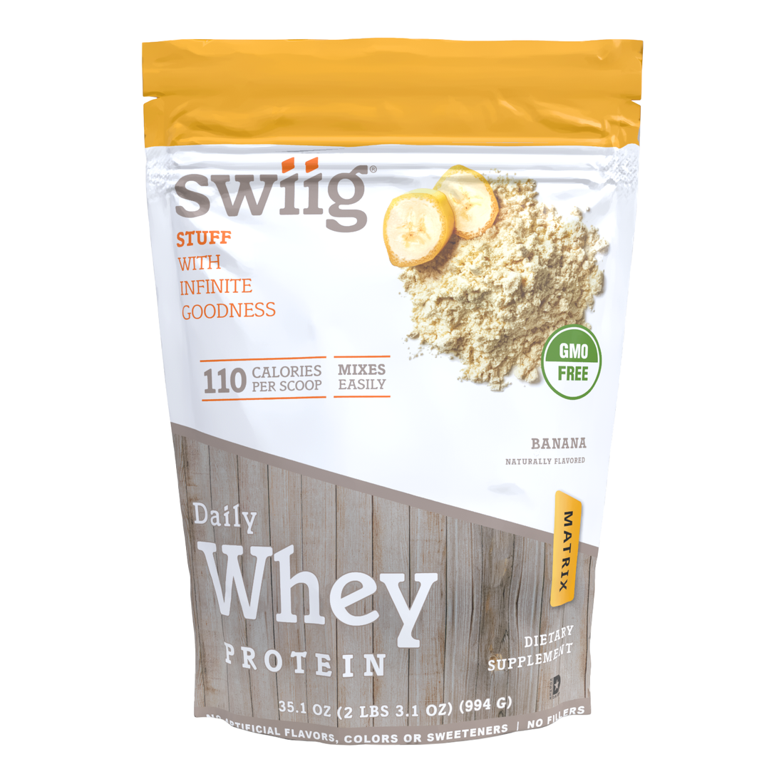 Banana Daily Whey Protein Matrix - swiig