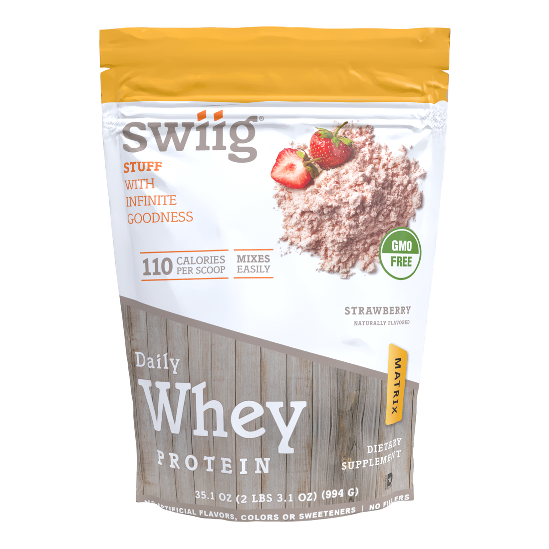 Strawberry Daily Whey Protein Matrix - swiig