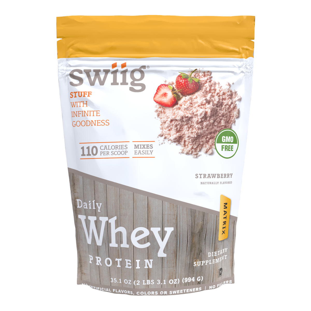 Strawberry Daily Whey Protein Matrix - swiig
