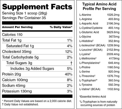 Vanilla Daily Whey Protein Matrix