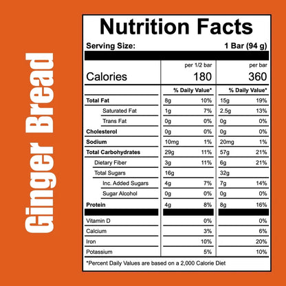 Off the Farm Gingerbread Meal Bar – 12ct