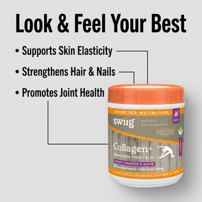 Collagen, Vanilla 1lb - swiig