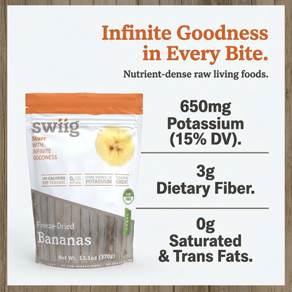 Freeze-Dried Bananas - 13.1 oz bag