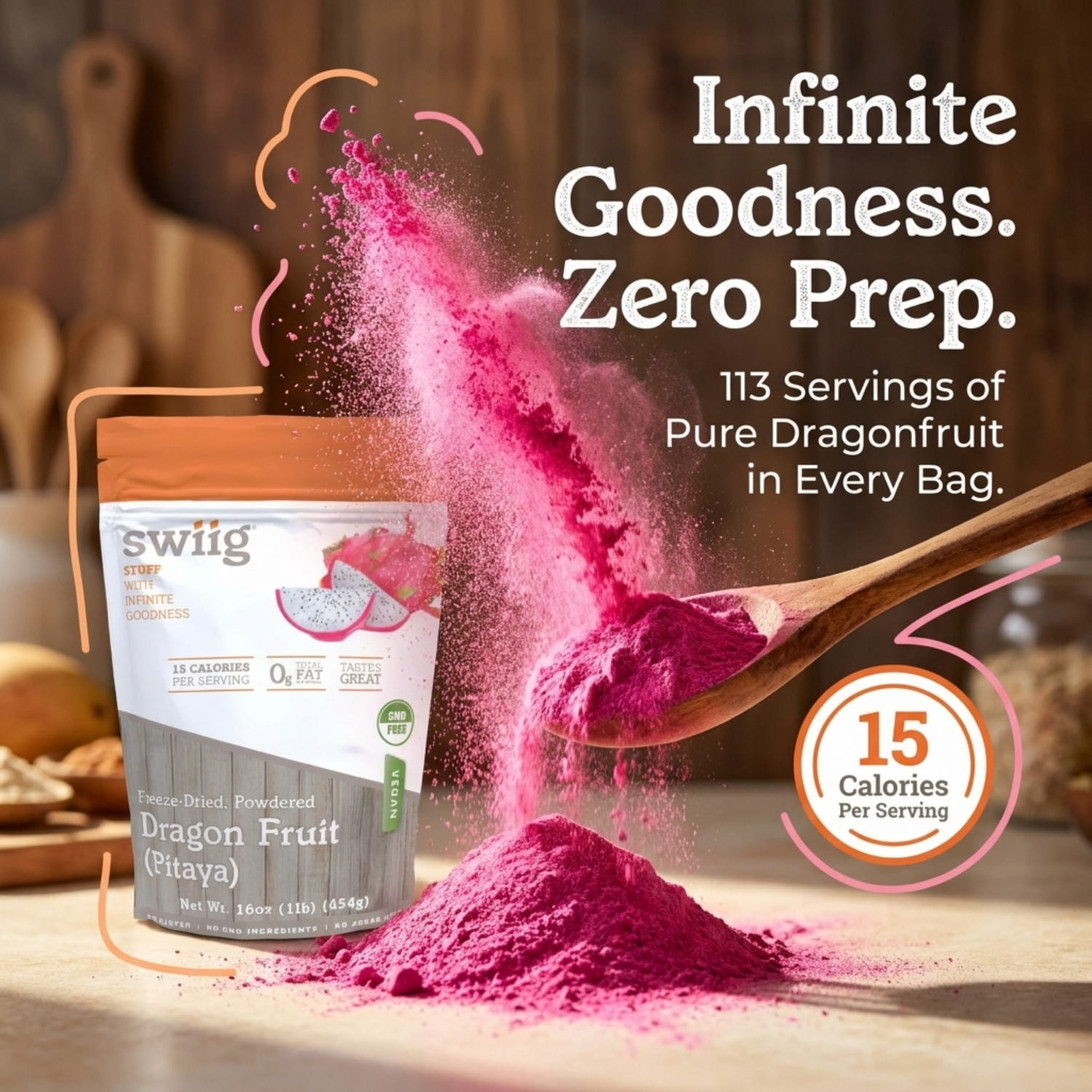 Freeze-Dried Dragonfruit