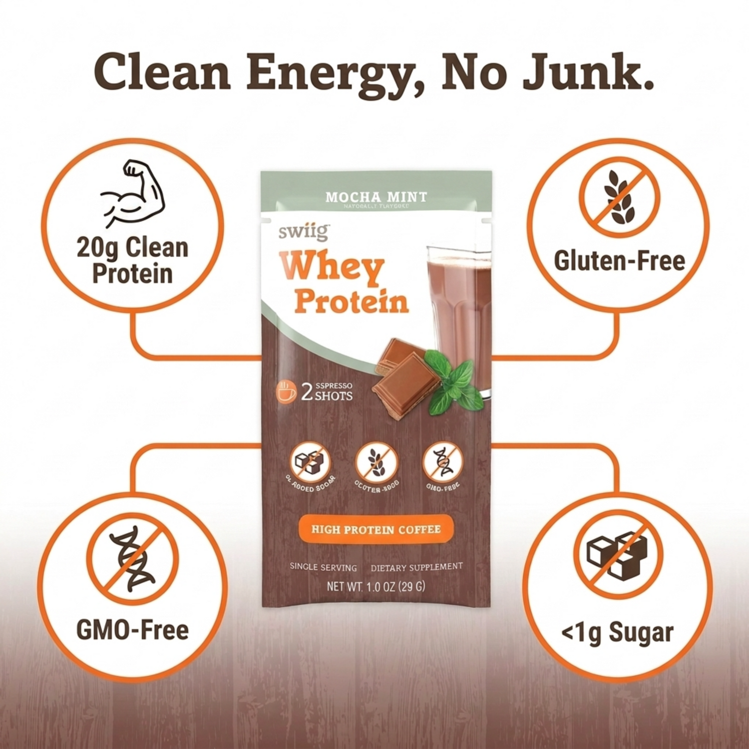 swiig Single Serve Coffee Mocha Mint 10pk