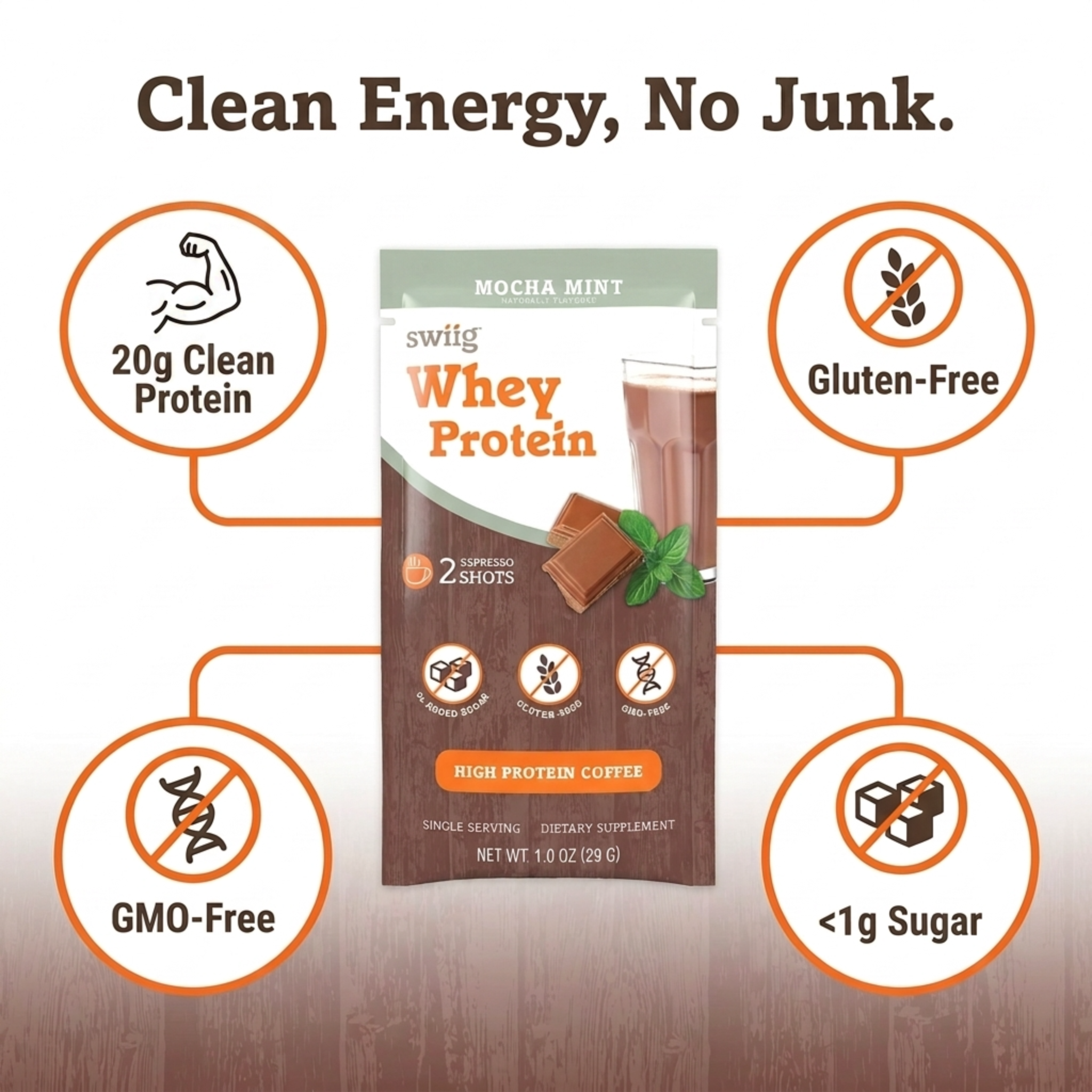 swiig Single Serve Coffee Mocha Mint 10pk