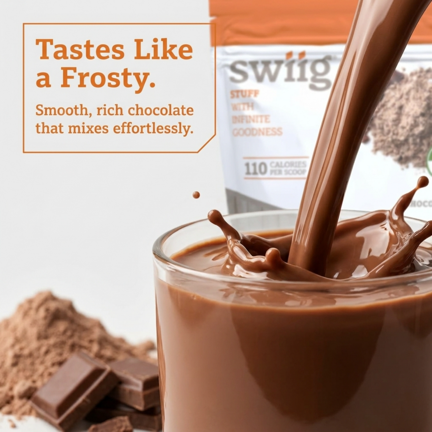 Chocolate Daily Whey Protein Matrix - swiig
