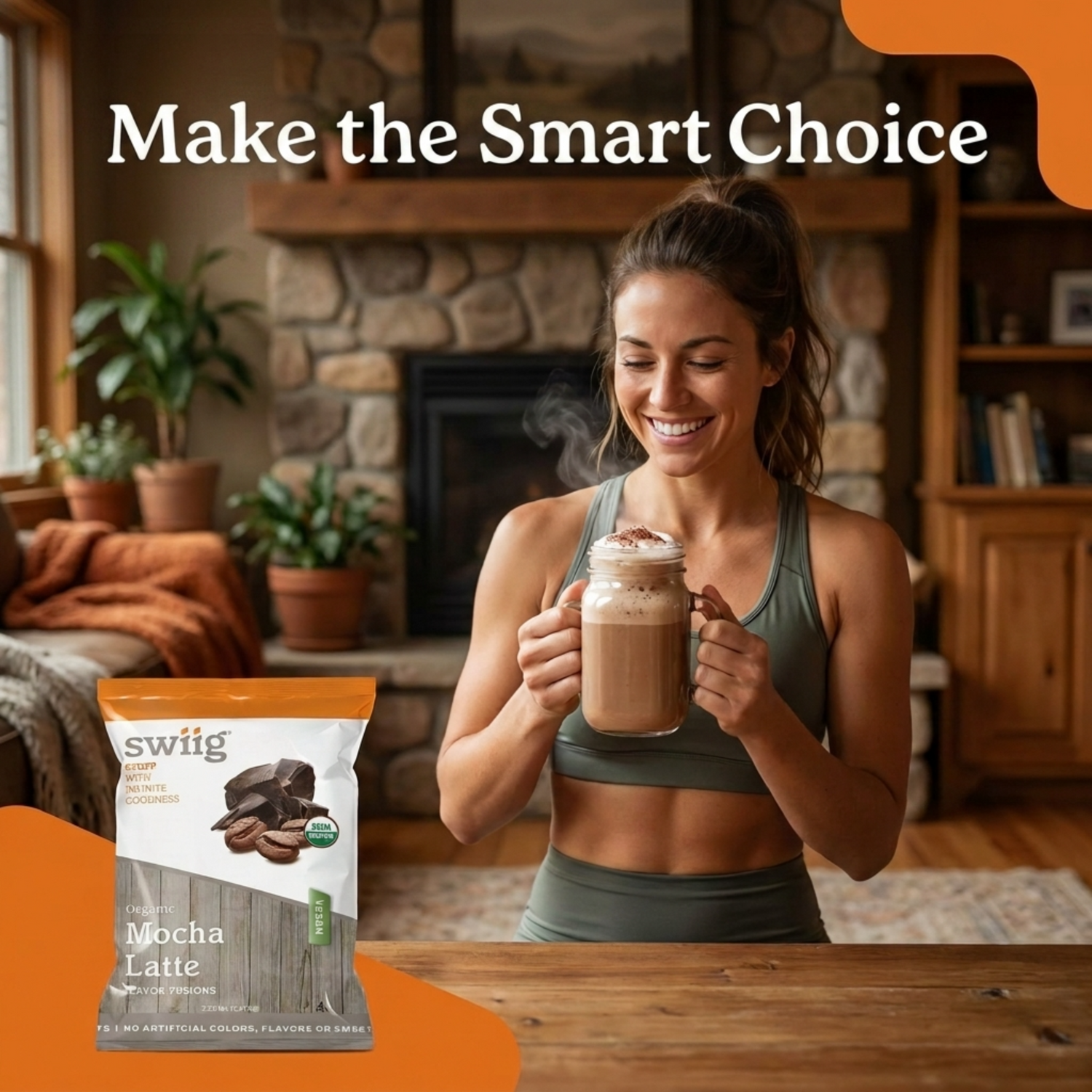 Organic Mocha Latte Powder | swiig