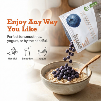 Freeze Dried Blueberries - 10.2oz bag - swiig