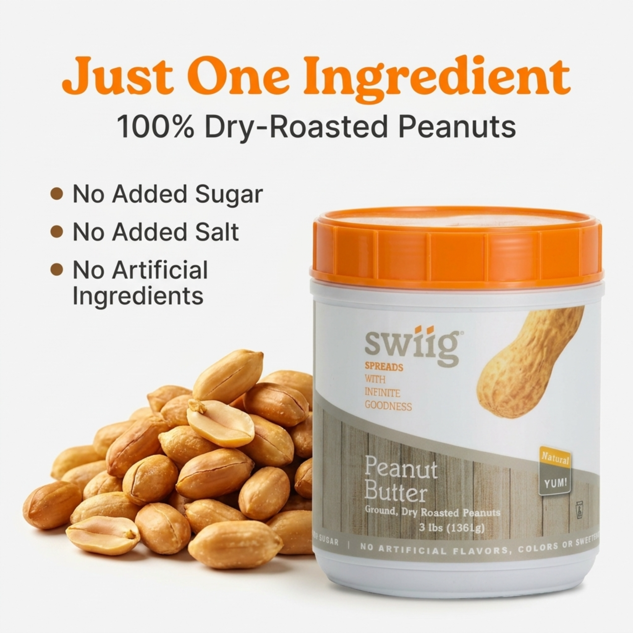 Natural Peanut Butter - swiig