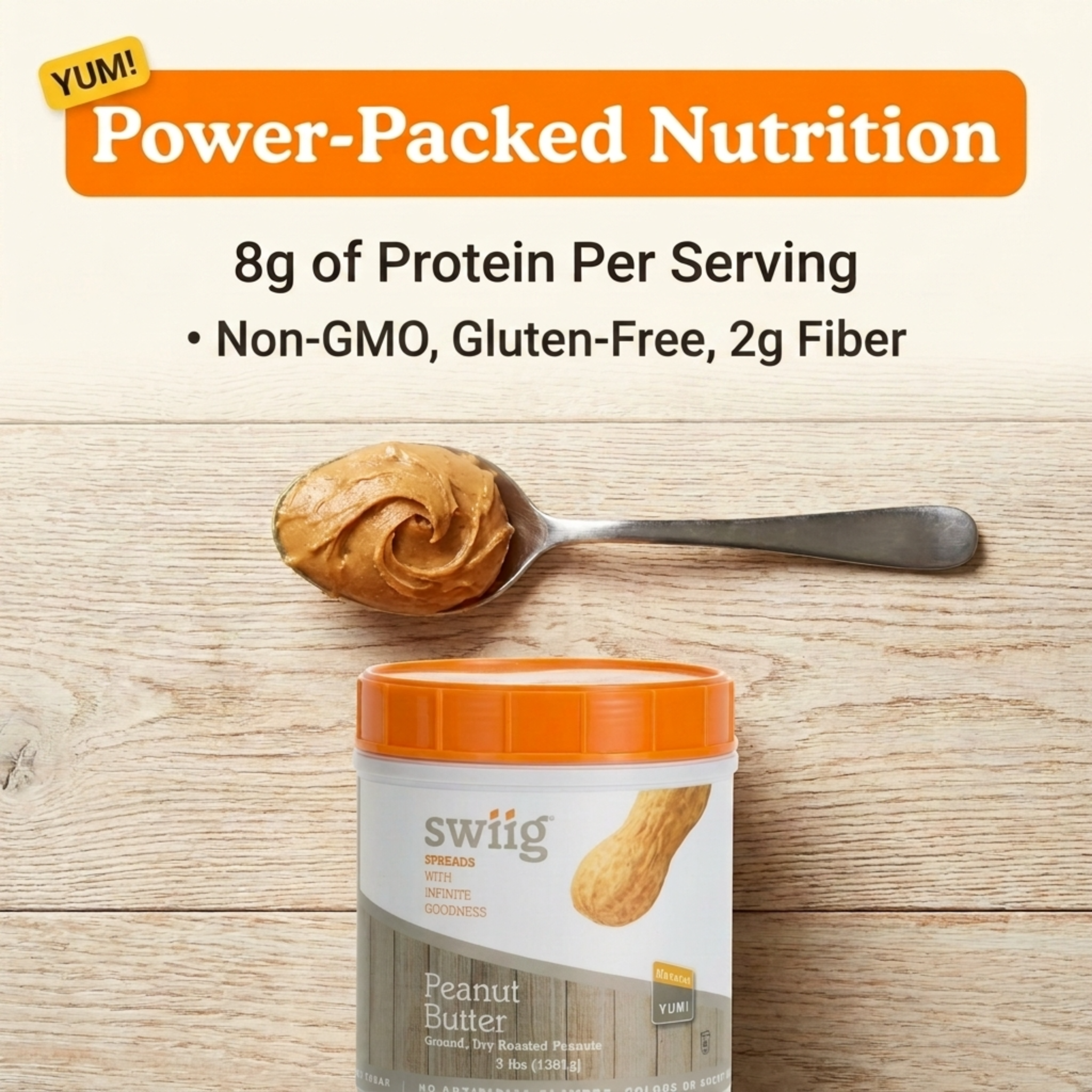 Natural Peanut Butter - swiig