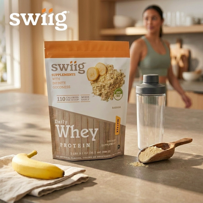 Banana Daily Whey Protein Matrix - swiig