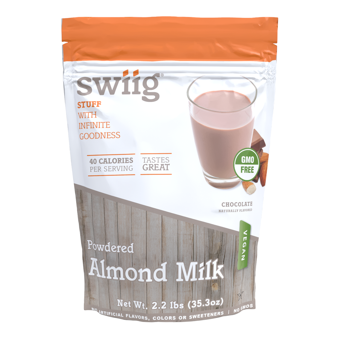 Powdered Chocolate Almond Milk - swiig