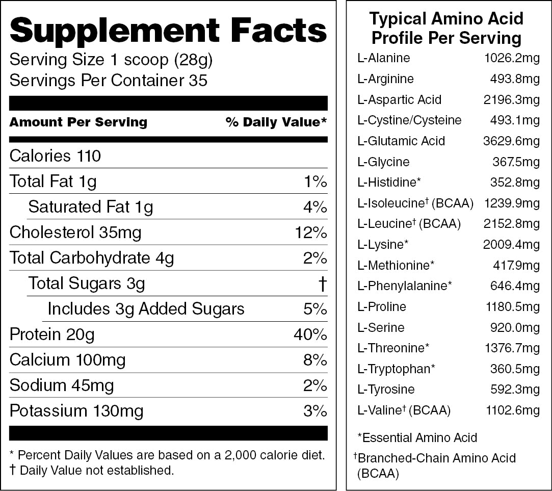 Vanilla Daily Whey Protein Matrix