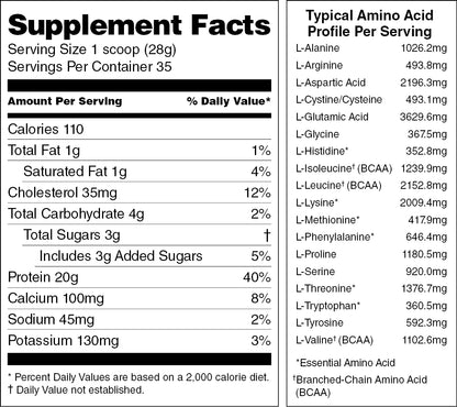 Vanilla Daily Whey Protein Matrix