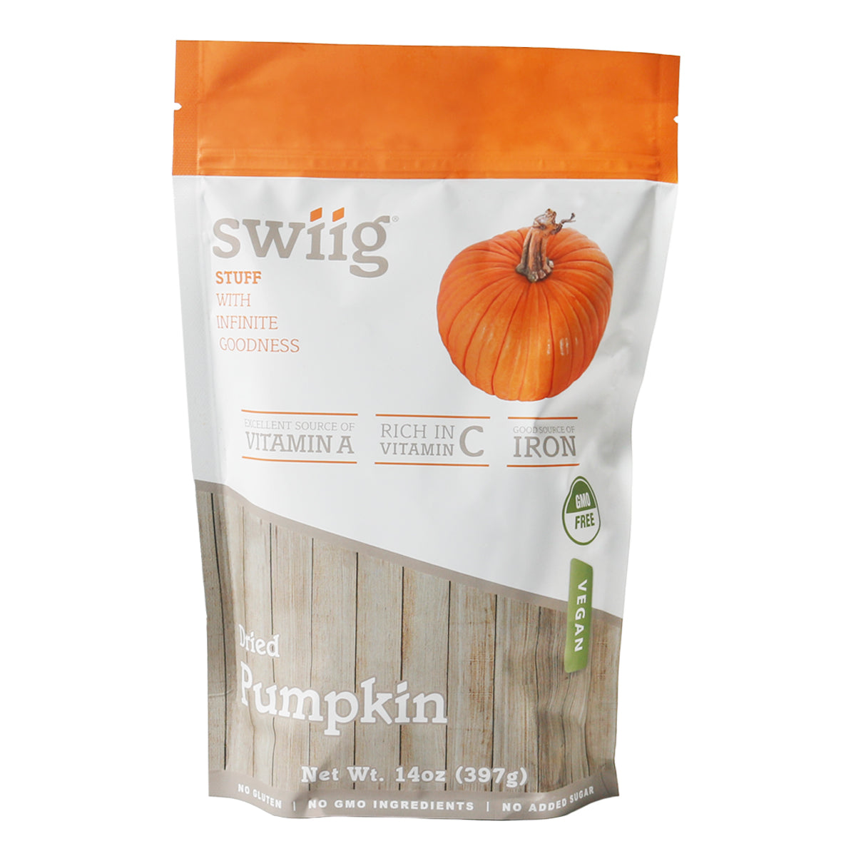 Dried, Ground Pumpkin - 14oz Bag - swiig