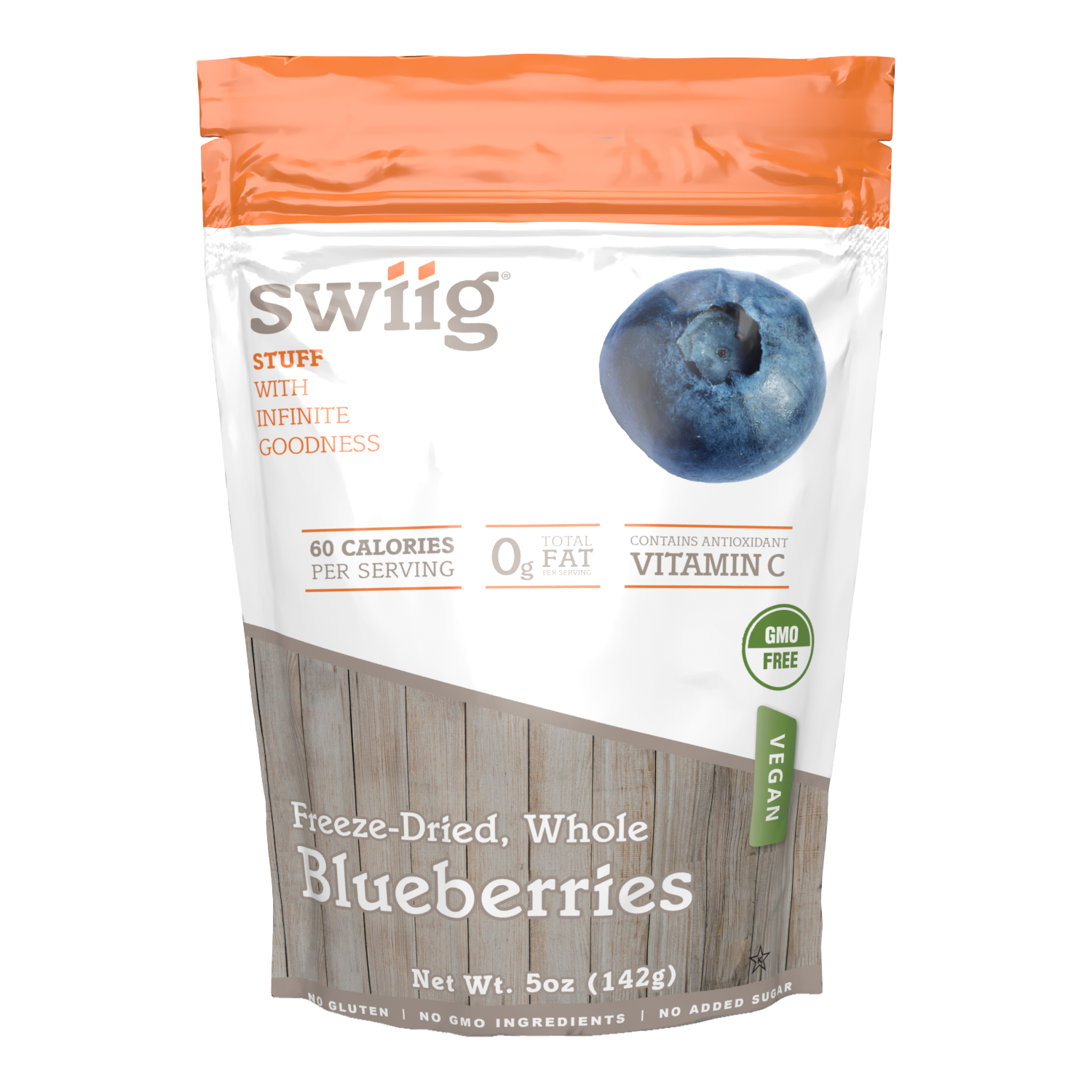 Freeze-Dried, Whole Blueberries - swiig