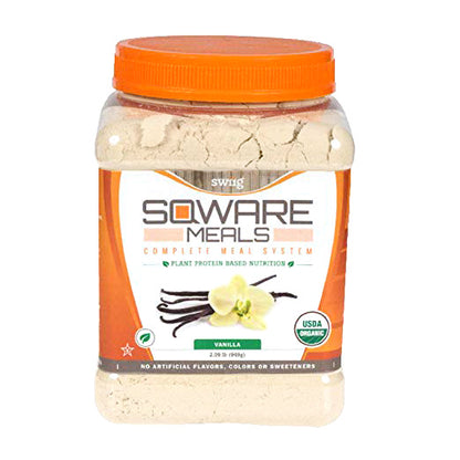 Organic Vanilla SQWARE MEALS - Plant Protein Based